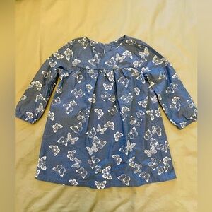 Floral Chambray Dress, 18-24M, H&M